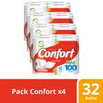 Pack Papel Higienico Confort Max 4 paq 8 un