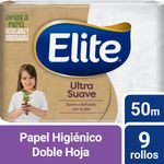 Elite Ultra Suave Papel Higiénico Doble Hoja 12 Rollos - Suave y