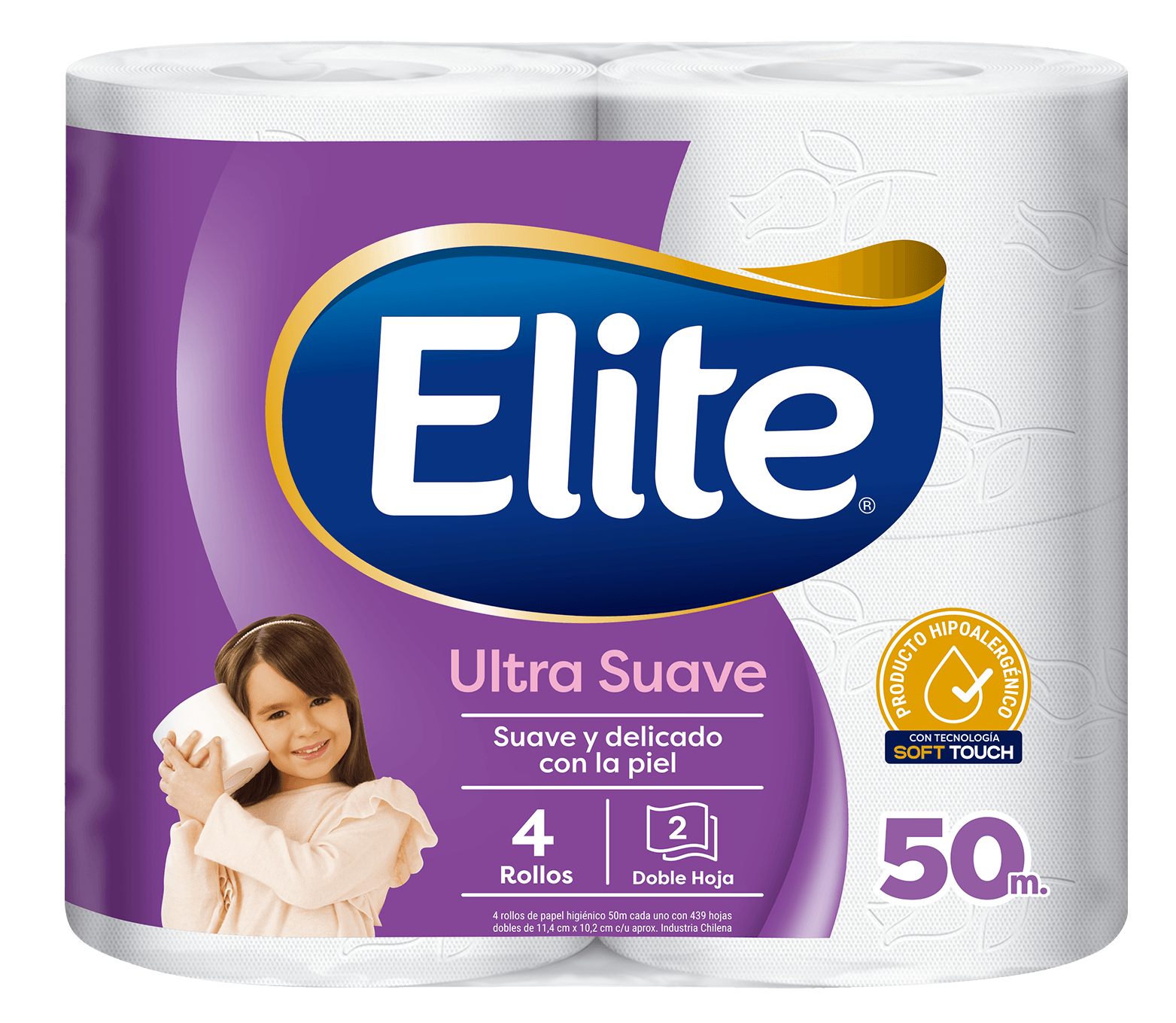 Papel Higiénico Elite Ultra 4 Un 50 Mt Elite